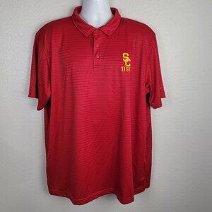 Champion USC Trojans Polo Shirt Mens Size Small New Golf College NCAA Big 10